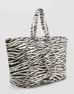 Mango Zebra Tote Bag