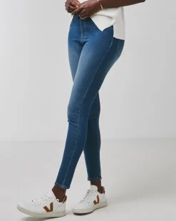 Mid Blue Stretch Skinny Jeggings