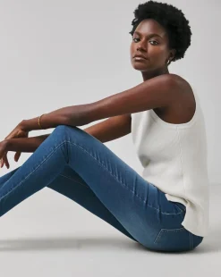 Mid Blue Stretch Skinny Jeggings