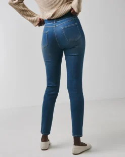 Mid Blue Stretch Slim Leg Jeggings