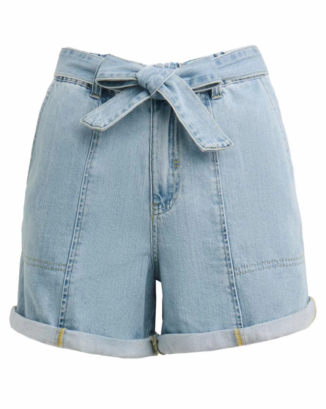 Mid Blue Utility Cargo Shorts