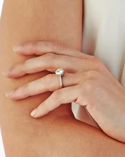 Moissanite 9 Carat Gold 2 Carat Ring