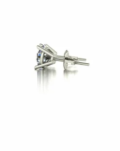 Moissanite 2ct Total 9ct gold Stud Earrings
