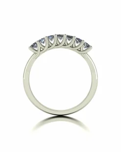 Moissanite 9ct White Gold 0.85ct total Eternity Ring