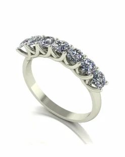 Moissanite 9ct White Gold 1ct total Eternity Ring