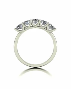 Moissanite 9ct White Gold 1.25ct total Eternity Ring