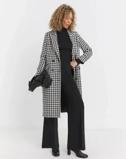 Mono Double Breasted Relaxed Coat