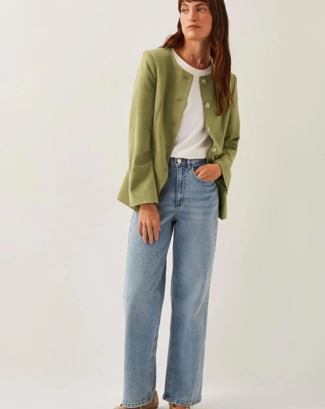 Monsoon Adeline Shoulder Pad Suit Jacket