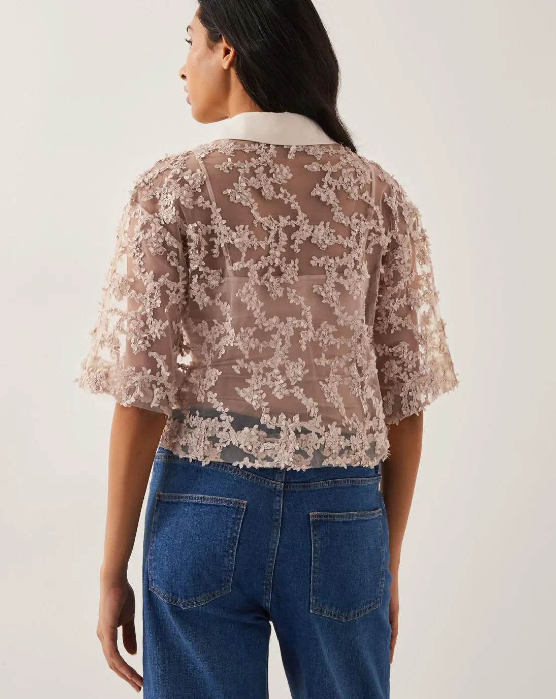 Monsoon Alanna Sheer Shirt