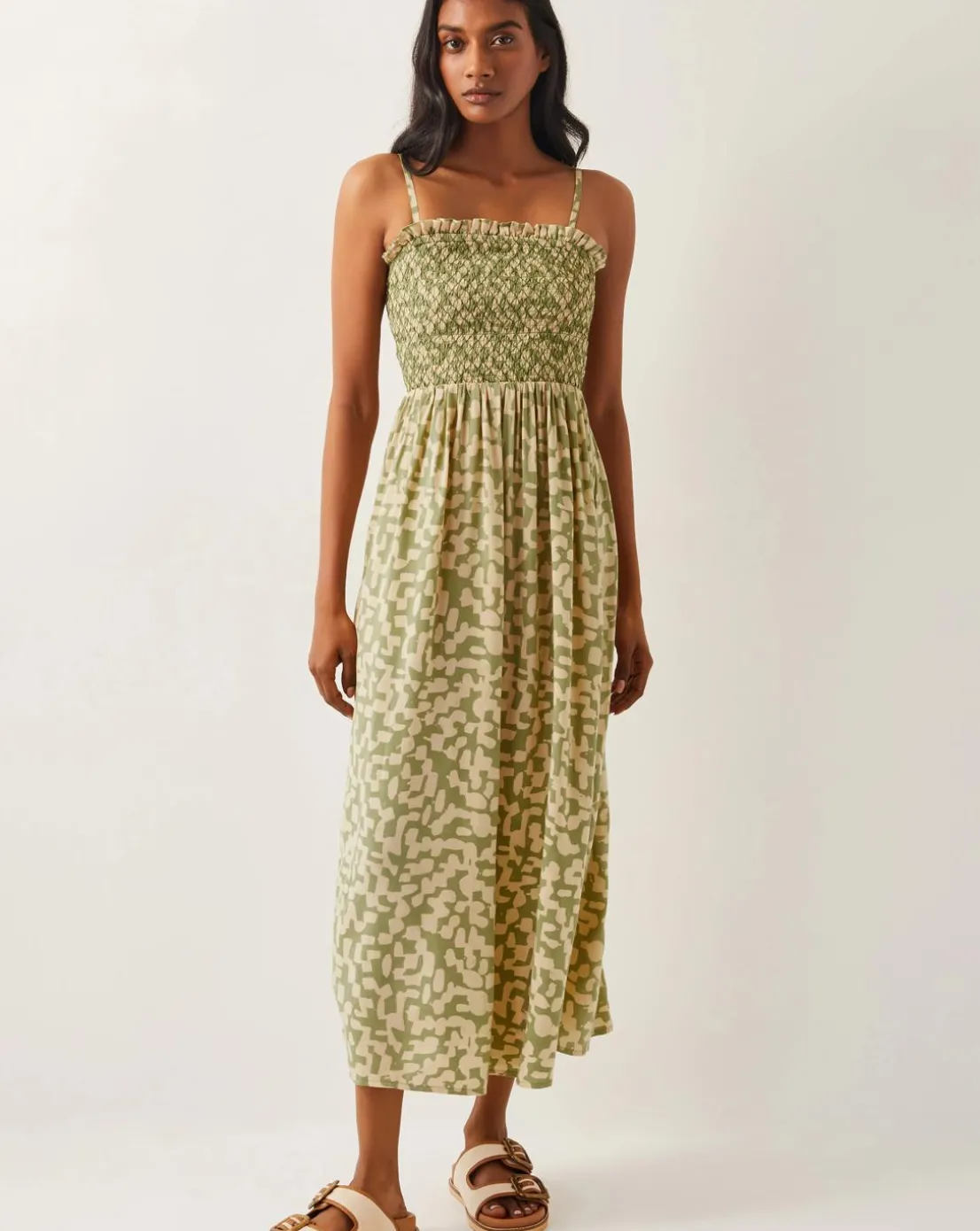 Monsoon Ania Geometric Bandeau Dress