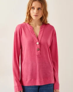 Monsoon Asher Linen-Blend Top