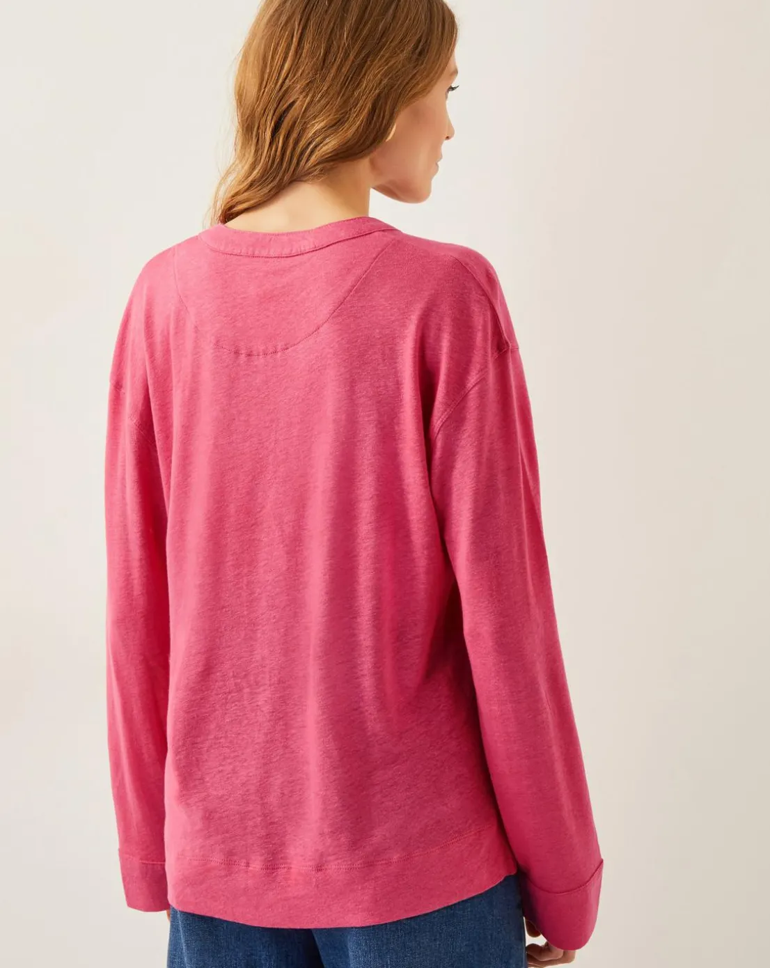 Monsoon Asher Linen-Blend Top