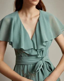 Monsoon Ausha Maxi Wrap Dress