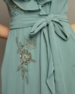 Monsoon Ausha Maxi Wrap Dress