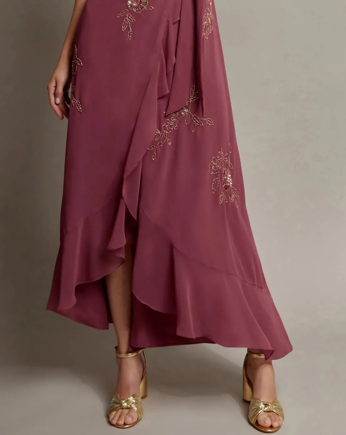 Monsoon Ausha Maxi Wrap Dress