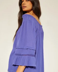 Monsoon Ava Off-The-Shoulder Smock Top