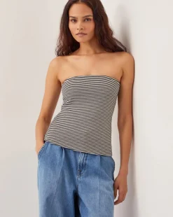 Monsoon Billie Stripe Bandeau Top