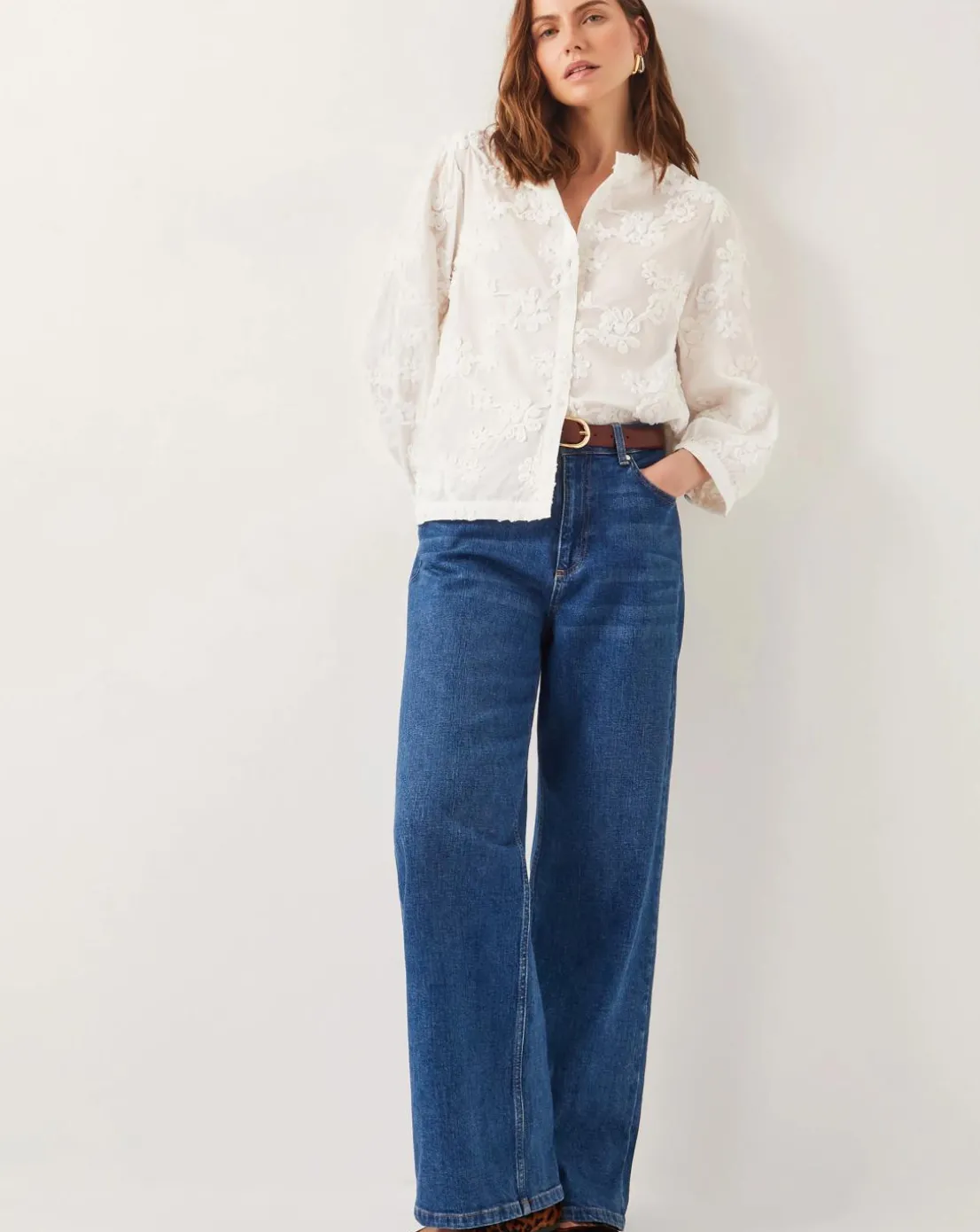 Monsoon Blair Floral Cornelli Blouse