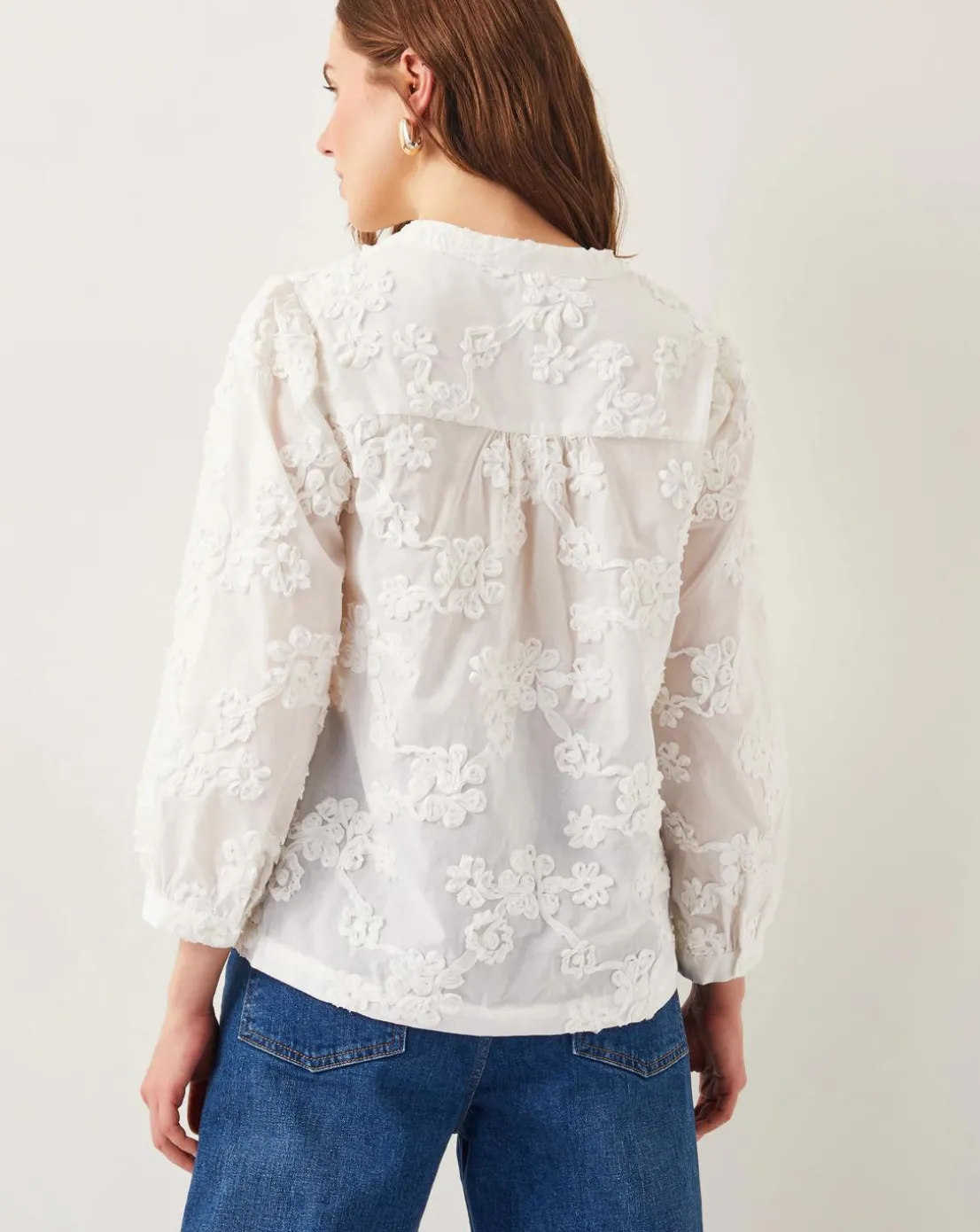 Monsoon Blair Floral Cornelli Blouse