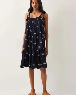 Monsoon Briana Strappy Batik Mini Dress