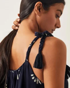 Monsoon Briana Strappy Batik Mini Dress