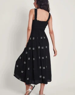 Monsoon Briar Shirred Maxi Dress