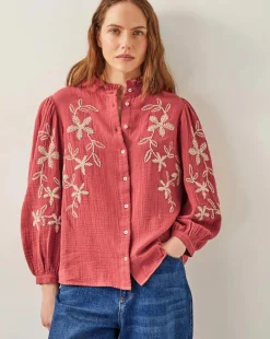 Monsoon Bridget Embroidered Blouse