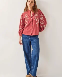Monsoon Bridget Embroidered Blouse