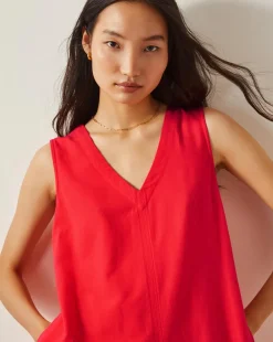 Monsoon Britt Sleeveless A-Line Midi Dress