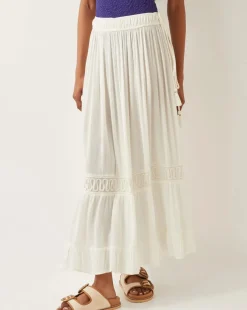 Monsoon Bryony Embroidered Maxi Skirt
