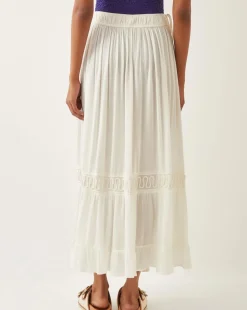 Monsoon Bryony Embroidered Maxi Skirt
