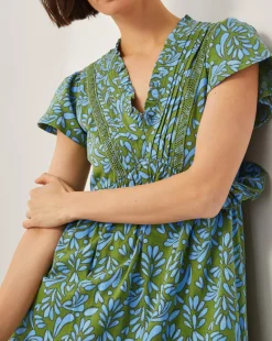 Monsoon Bryony Print Jersey Midi Dress