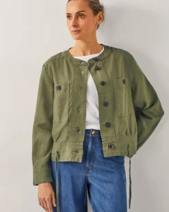Monsoon Cally Cropped Bomber Jacket