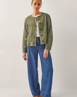 Monsoon Cally Cropped Bomber Jacket