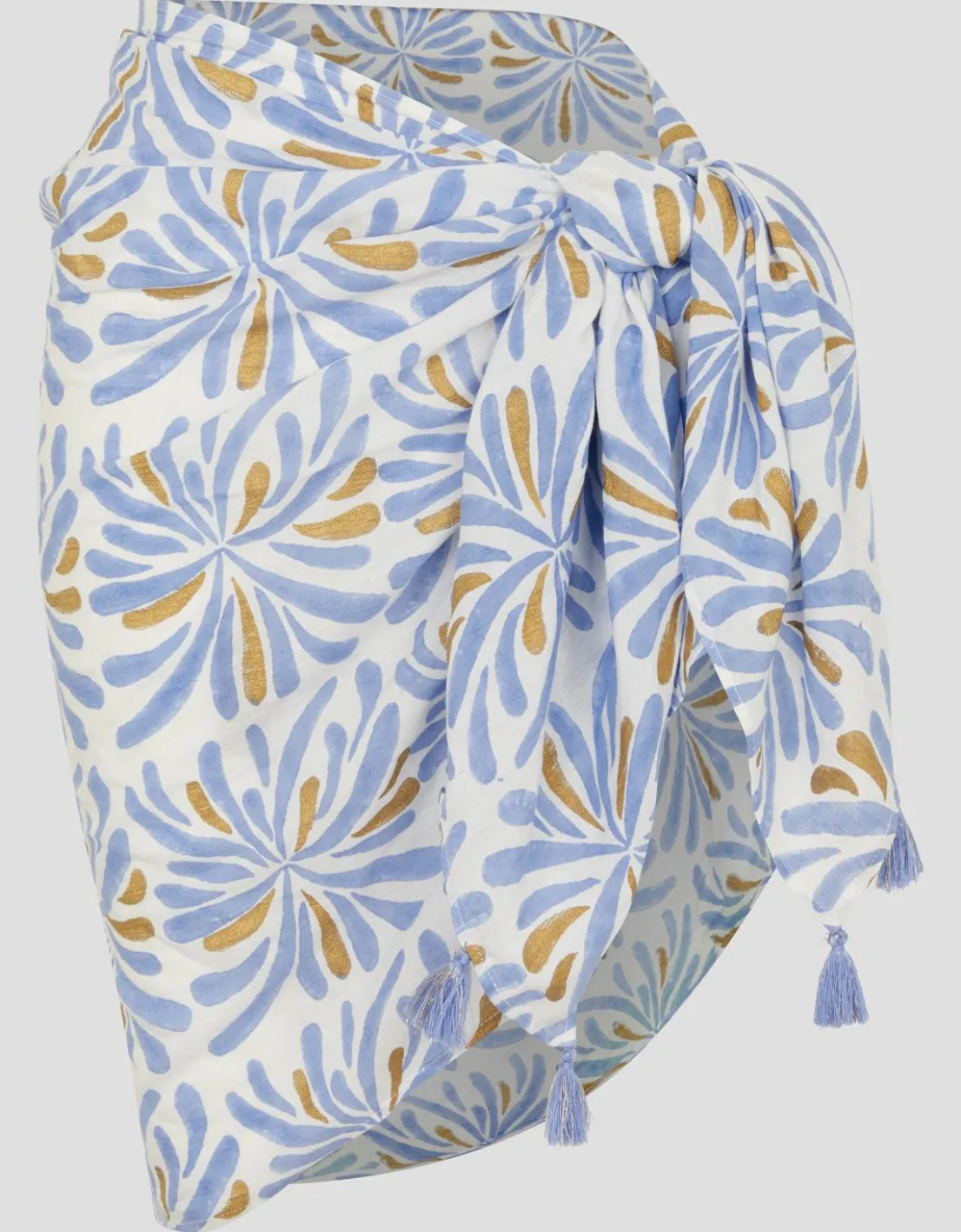 Monsoon Cece Woodblock Tassel Sarong