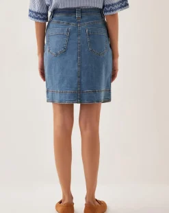 Monsoon Cecelia Denim Mini Skirt