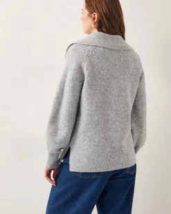 Monsoon Clay Collar Cardigan