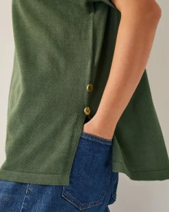 Monsoon Cloe Knitted Collar Top