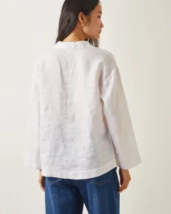 Monsoon Clover Linen Blouse