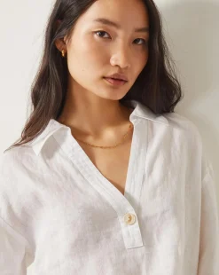 Monsoon Clover Linen Blouse