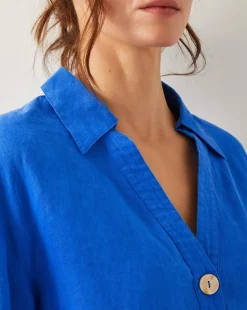 Monsoon Clover Linen Blouse