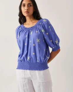Monsoon Emily Embroidered Top