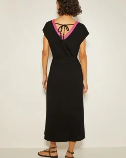 Monsoon Estela Jersey Embroidered Kaftan