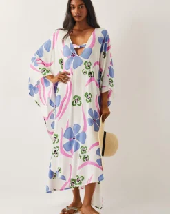 Monsoon Fiona Maxi Print Kaftan