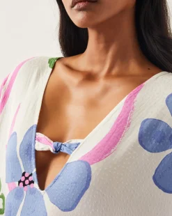 Monsoon Fiona Maxi Print Kaftan