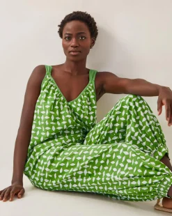 Monsoon Geena Woodblock Jumpsuit