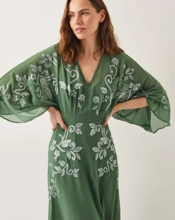 Monsoon Hannah Embroidered Tea Dress