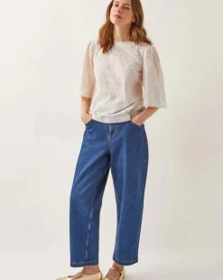 Monsoon Harika Floral Embroidered Top