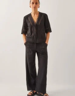 Monsoon Hayley Embroidered Trousers