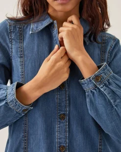 Monsoon Isla Denim Shirt Dress